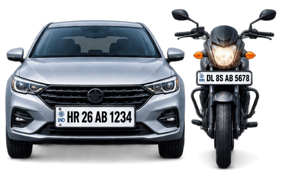 HSRP for Cars and Bikes